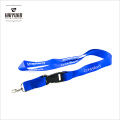 Écran extensible extensible en polyester Lanyards imprimés Boucle en plastique